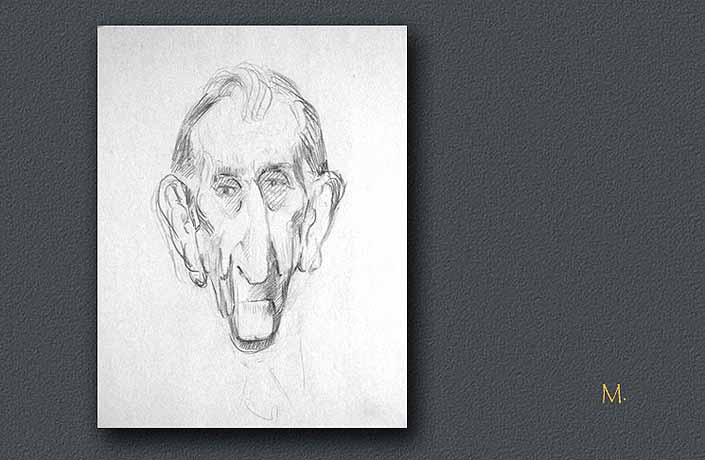 Caricatures,Armenian Greek Characters, Fun with pen and pencil,Sketches