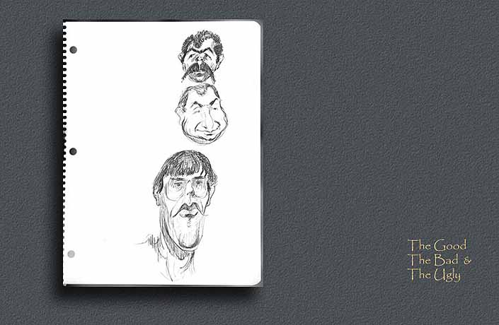 Caricatures,Armenian Greek Characters, Fun with pen and pencil,Sketches