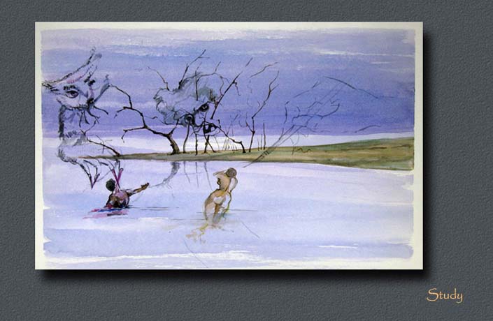 Drawings and Studies, Pastels, 1915, Horizon Weekly, Illustration, Surealism