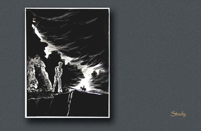 Drawings and Studies, Pastels, 1915, Horizon Weekly, Illustration, Surealism