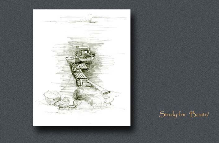 Drawings and Studies, Pastels, 1915, Horizon Weekly, Illustration, Surealism